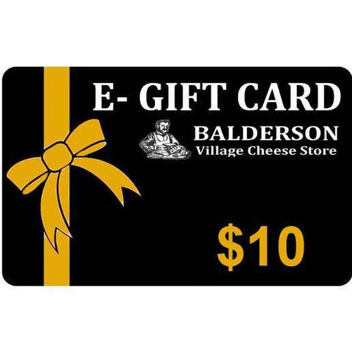 Balderson Village Cheese Gift Card-Gift Card-Balderson Village Cheese