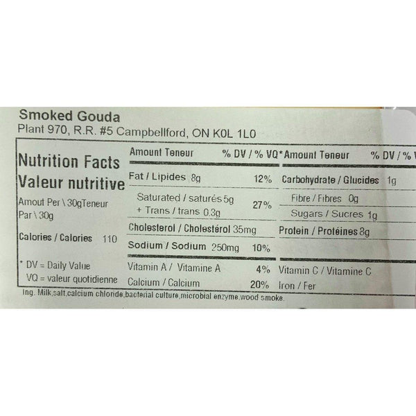 Balderson Village Smoked Gouda Cheese-Gouda Cheese-Balderson Village Cheese Store