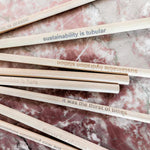 Bamboo Straws - Box of 6 with Brush-Washer & Dryer Accessories-Balderson Village Cheese Store