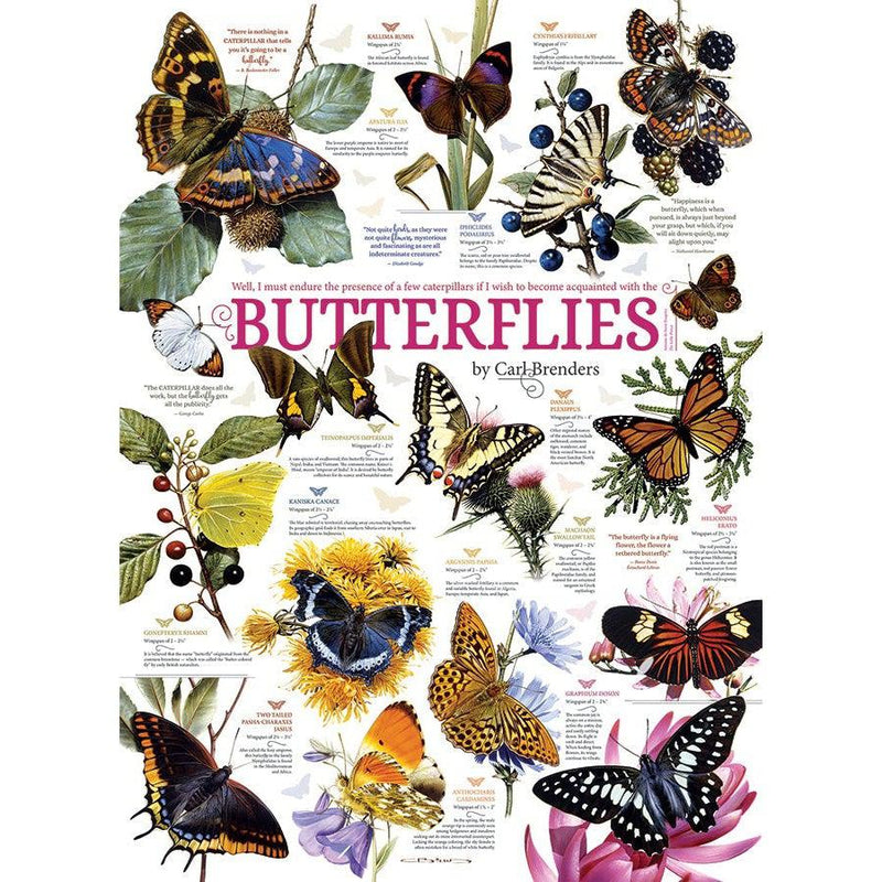 Butterfly Collection Puzzle-Jigsaw Puzzles-Balderson Village Cheese Store