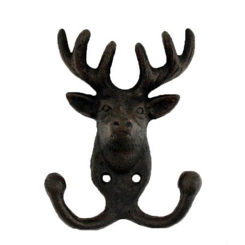 Cast Iron Deer Double Hook-For the Home-Balderson Village Cheese