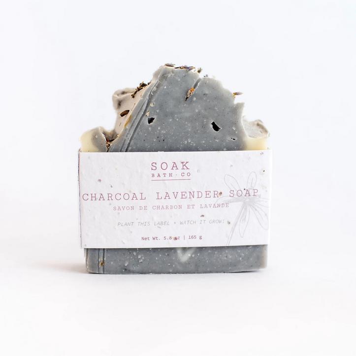 Charcoal Lavender Soap Bar-Bar Soap-Balderson Village Cheese Store