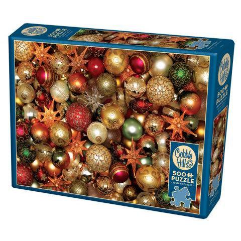 Christmas Balls Puzzle-Jigsaw Puzzles-Balderson Village Cheese Store