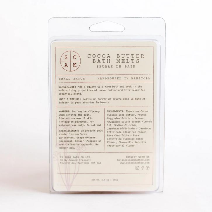 Cocoa Butter Bath Melts-Bar Soap-Balderson Village Cheese Store
