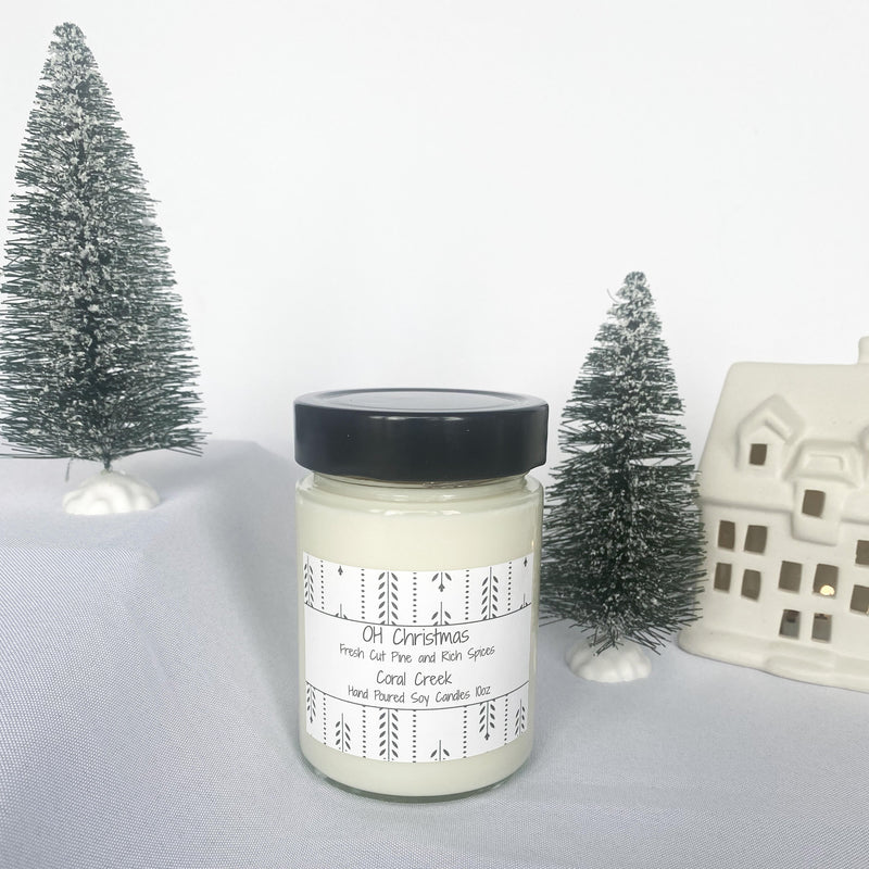 Coral Creek Soy Candle - OH Christmas-Candles-Balderson Village Cheese Store