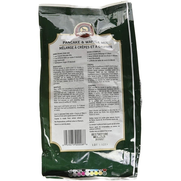 Coyote Flaxseed Pancake & Waffle Mix-Pancake Mix-Balderson Village Cheese