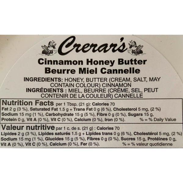 Crerar's Cinnamon Honey Butter-Honey-Balderson Village Cheese Store