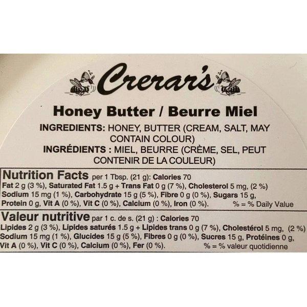 Crerar's Honey Butter-Spread-Balderson Village Cheese Store