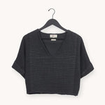 Crinkle Crop Top-Apparel & Accessories-Balderson Village Cheese Store