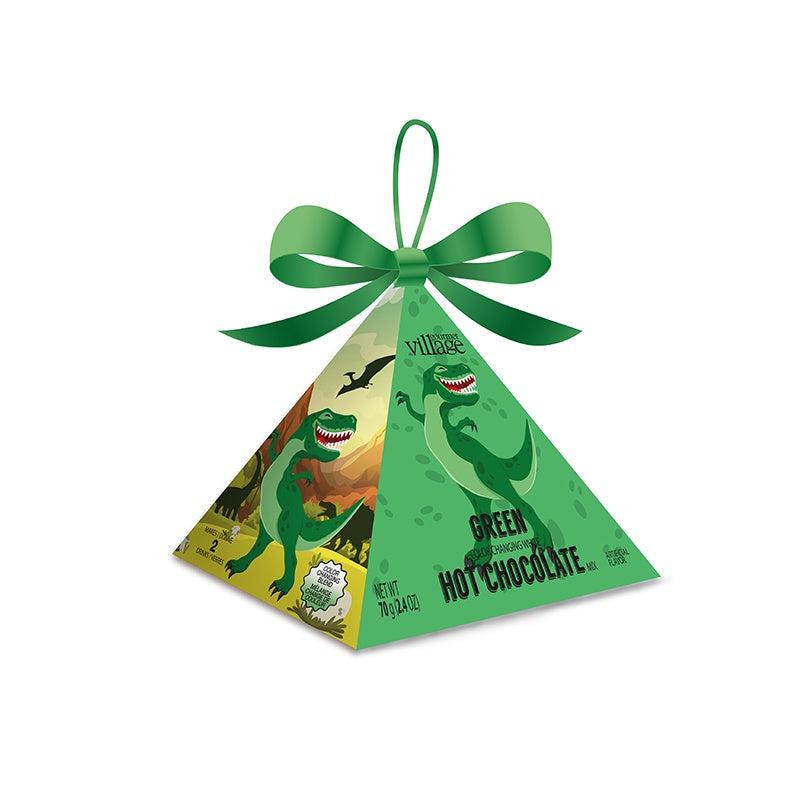 Dinosaur Hot Chocolate Pyramid Ornament-Hot Chocolate-Balderson Village Cheese