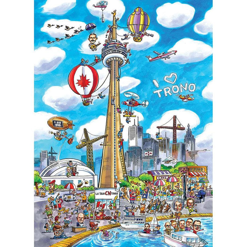 Doodletown: Toronto Puzzle-Jigsaw Puzzles-Balderson Village Cheese Store