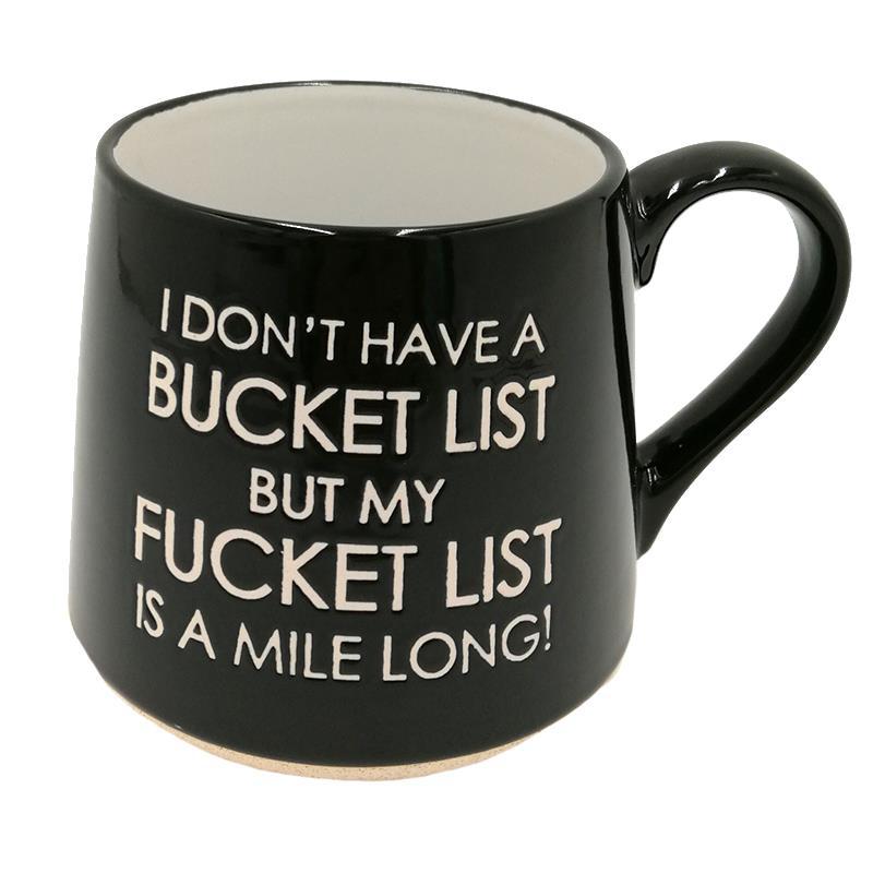 Fat Bottom Mug - Bucket List-Mug-Balderson Village Cheese Store