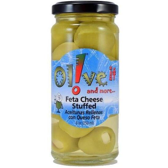 Feta Cheese Stuffed Olives-Olives-Balderson Village Cheese Store