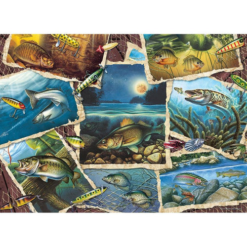 Fish Pics Puzzle-Jigsaw Puzzles-Balderson Village Cheese Store