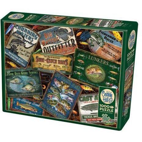 Fish Signs Puzzle-Jigsaw Puzzles-Balderson Village Cheese Store