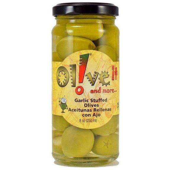 Garlic Stuffed Olives-Olives-Balderson Village Cheese Store