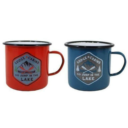 Go Jump In the Lake Mugs 16 oz-Ceramic Mug-Balderson Village Cheese