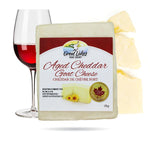 Great Lakes Aged Cheddar Goat Cheese-Goat Cheese-Balderson Village Cheese Store