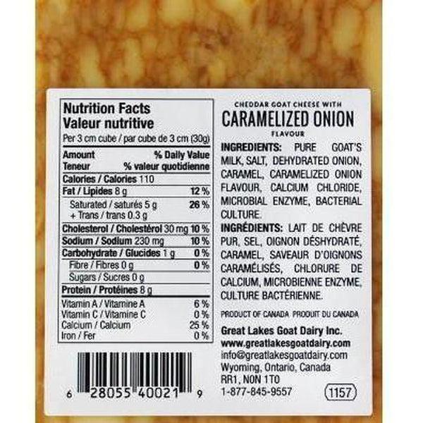 Great Lakes Caramelized Onion Cheddar-Cheddar Cheese-Balderson Village Cheese Store