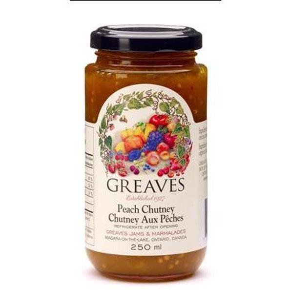 Greaves Peach Chutney-Spread-Balderson Village Cheese Store