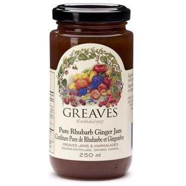 Greaves Rhubarb Ginger Jam-Jam-Balderson Village Cheese Store