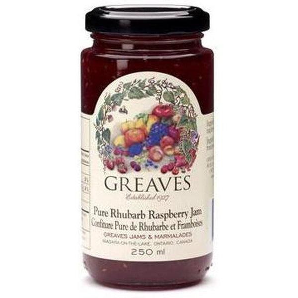 Greaves Rhubarb Raspberry Jam-Jam-Balderson Village Cheese Store