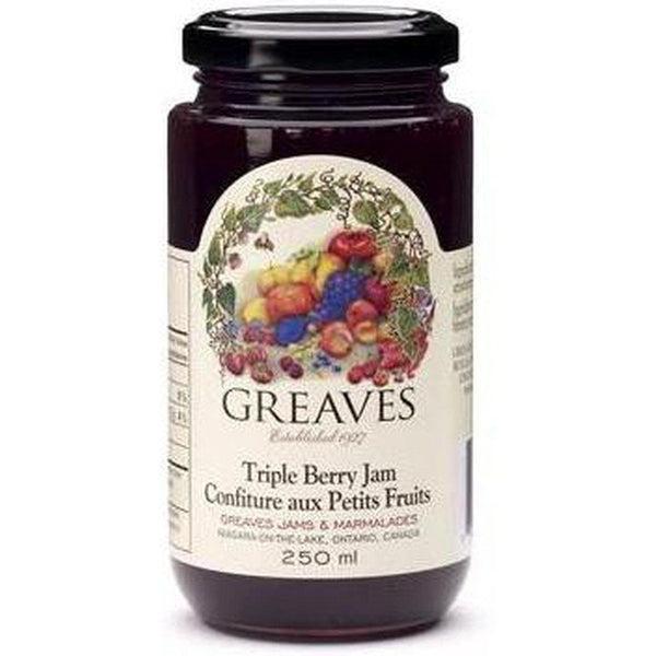 Greaves Triple Berry Jam-Jam-Balderson Village Cheese Store