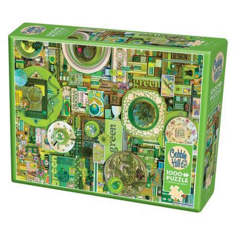 Green Puzzle-Jigsaw Puzzles-Balderson Village Cheese Store