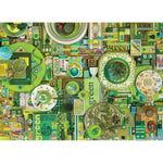 Green Puzzle-Jigsaw Puzzles-Balderson Village Cheese Store