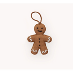 Hand Embroidered Ornament - Gingerbread Human-The Holidays-Balderson Village Cheese