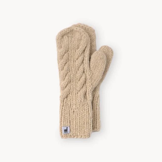 Hand-Knit Alpaca Mittens-Gloves & Mittens-Balderson Village Cheese Store