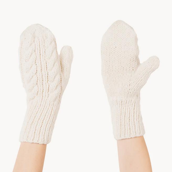 Hand-Knit Alpaca Mittens-Gloves & Mittens-Balderson Village Cheese Store