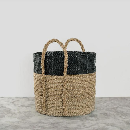 Handled Seagrass Baskets - Set of 3-Decorative Bowls-Balderson Village Cheese Store