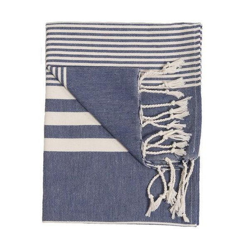 Harem Towel - Denim-Blankets-Balderson Village Cheese Store