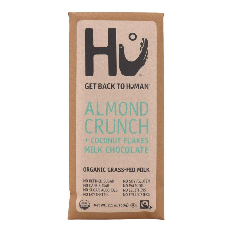 Hu Almond Crunch + Coconut Flakes Milk Chocolate Bar-Chocolate-Balderson Village Cheese
