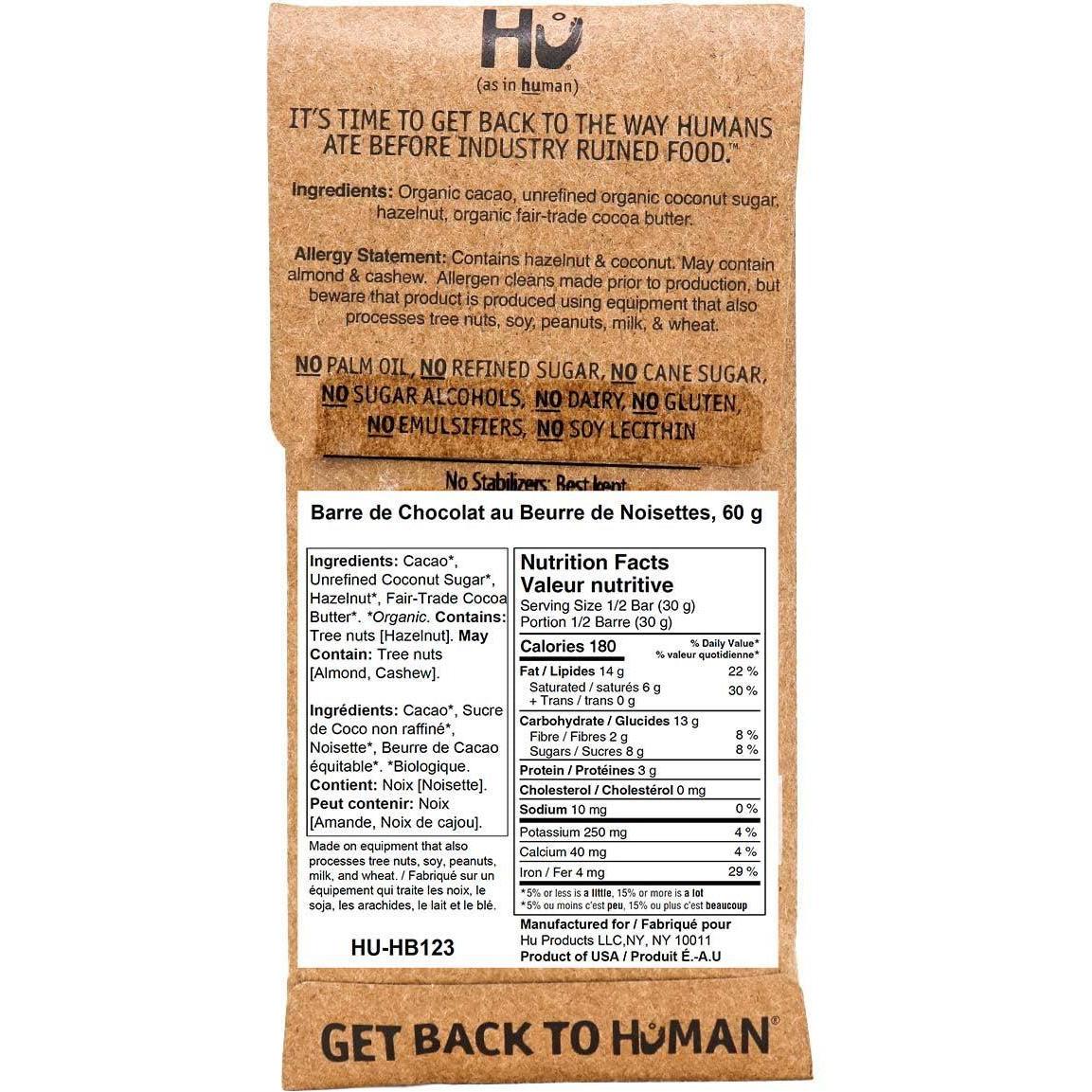 Hu Hazelnut Butter Dark Chocolate Bar-Chocolate-Balderson Village Cheese Store