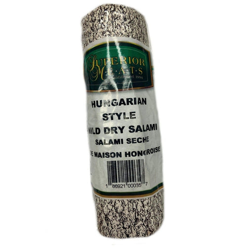 Hungarian Style Mild Dry Salami 1/2 Chub-Salami-Balderson Village Cheese