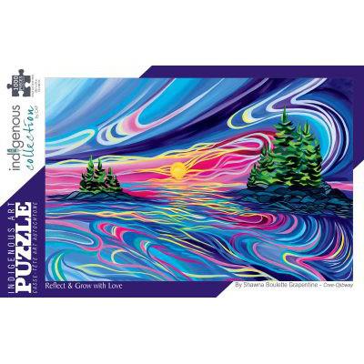 Indigenous Collections - Reflect & Grow with Love - 1000 Piece Puzzle-Puzzles-Balderson Village Cheese Store