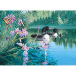 Iris Cove Loons Puzzle-Jigsaw Puzzles-Balderson Village Cheese Store