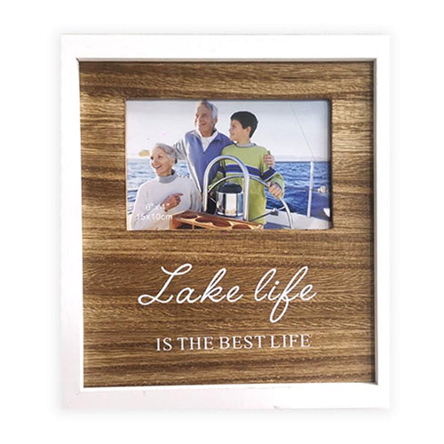 Lake Life Photo Frame-Home Decor-Balderson Village Cheese Store