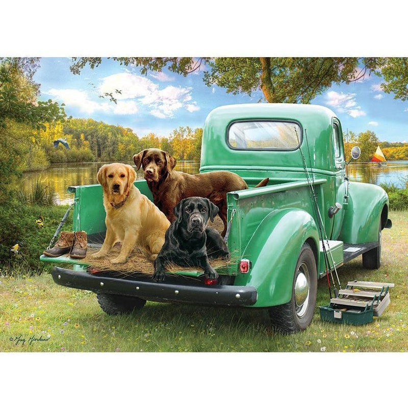 Let's Go Fishing Puzzle-Jigsaw Puzzles-Balderson Village Cheese Store