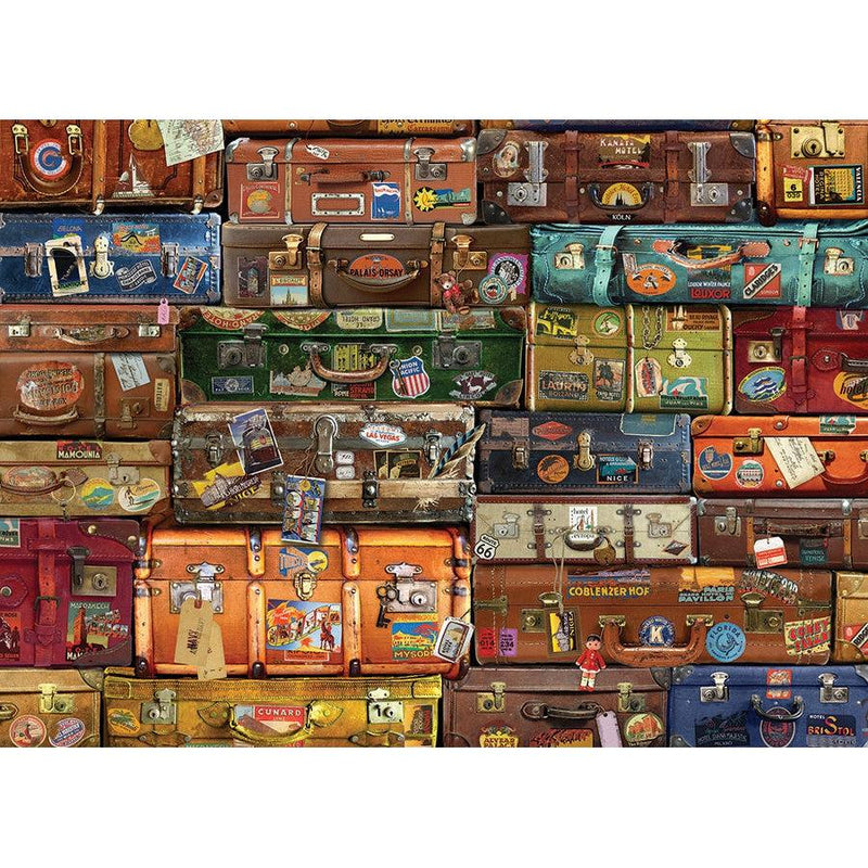 Luggage Puzzle-Jigsaw Puzzles-Balderson Village Cheese Store