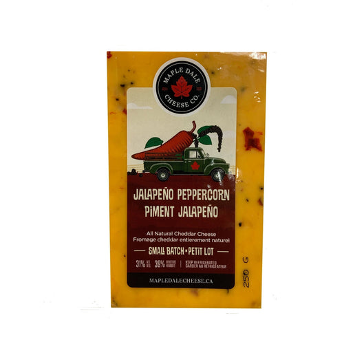 Maple Dale Jalapeno Peppercorn Cheddar-Cheddar Cheese-Balderson Village Cheese Store