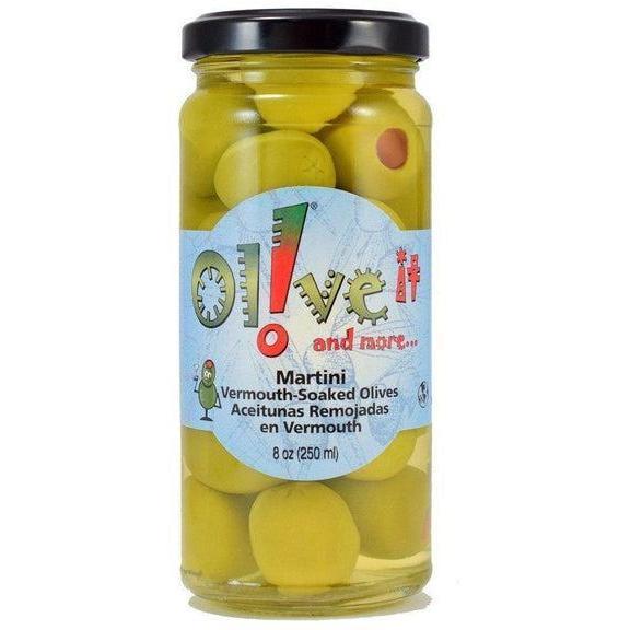Martini Vermouth Soaked Stuffed Olives-Olives-Balderson Village Cheese Store