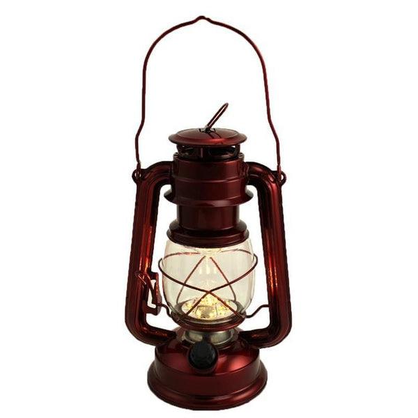 Metallic Red LED Lantern-Lantern-Balderson Village Cheese