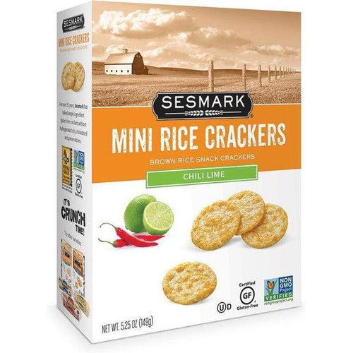 Mini Rice Crackers – Chili Lime – Brown Rice-Crackers-Balderson Village Cheese