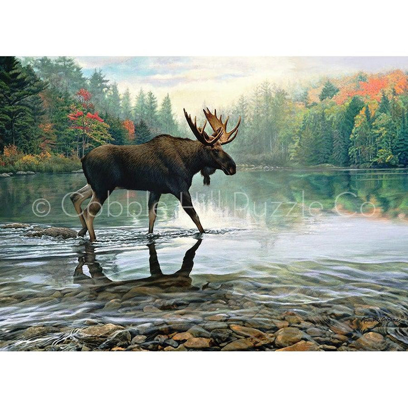 Moose Crossing Puzzle-Jigsaw Puzzles-Balderson Village Cheese Store