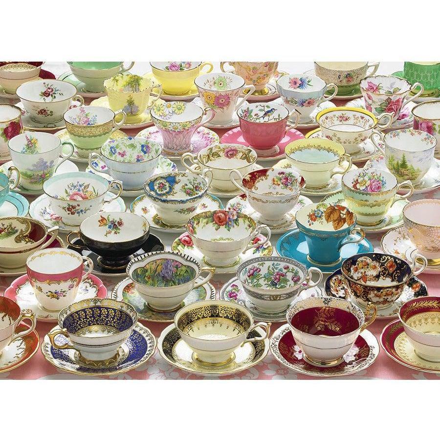 More Teacups Puzzle-Jigsaw Puzzles-Balderson Village Cheese Store