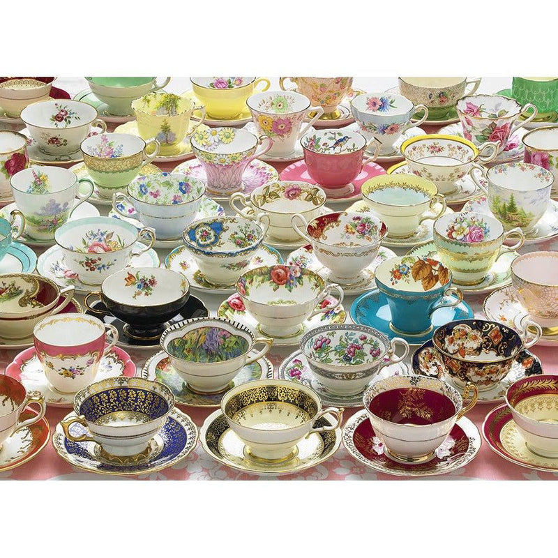 More Teacups Puzzle-Jigsaw Puzzles-Balderson Village Cheese Store