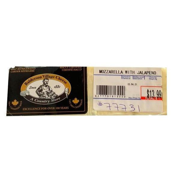 Mozzerella with Jalapeno-Cheese-Balderson Village Cheese Store